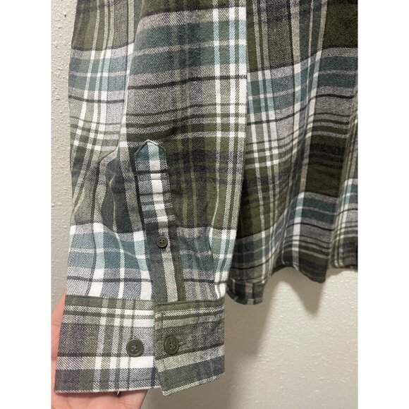 Weatherproof Vintage Mens Flannel Shirt (US, XXL, Green), New - Picture 9 of 16